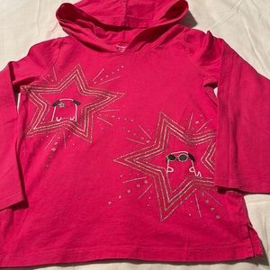 Carters girls light weight hoodie